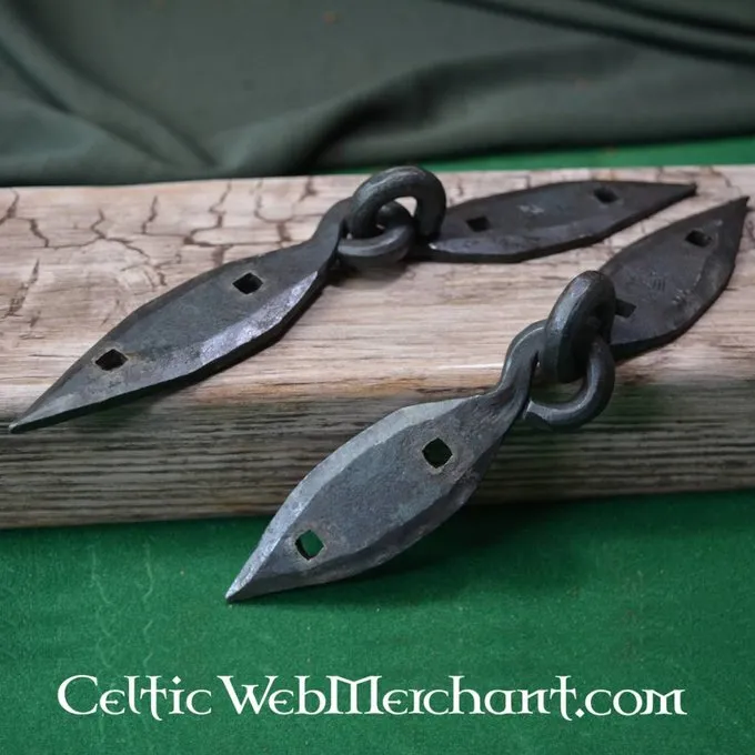 Ulfberth Charnières De Coffres Viking, Forgées Main, Par Paire (18cm) 4 Ulfberth Charnières De Coffres Viking, Forgées Main, Par Paire (18cm) – Image 2