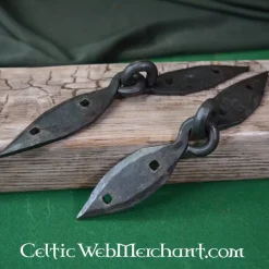 Ulfberth Charnières De Coffres Viking, Forgées Main, Par Paire (18cm)