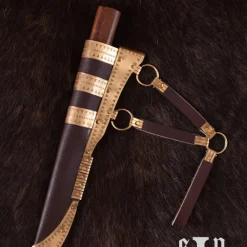 SPQR Couteau Viking Kattegat, Damas Acier -Épées celtiques Soldes Magasin couteau viking kattegat damas acier 3